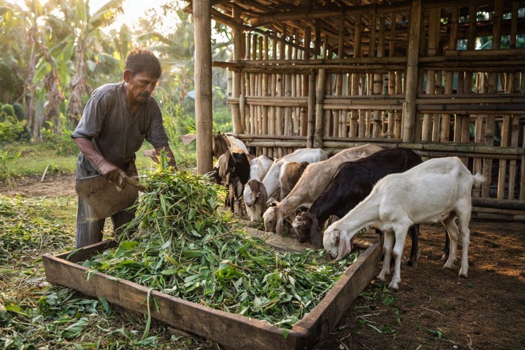 racikan pakan etawa harian