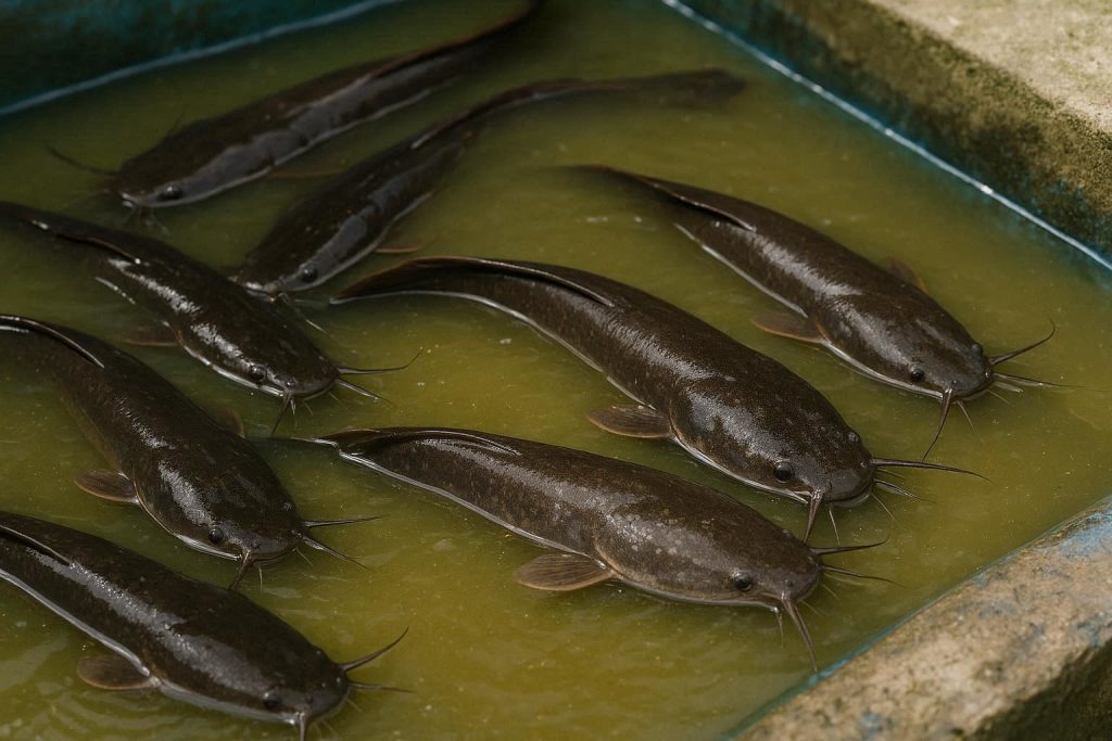 tanda awal lele jamuran