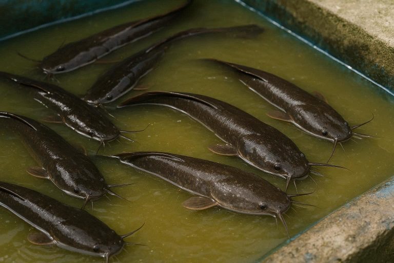 tanda awal lele jamuran