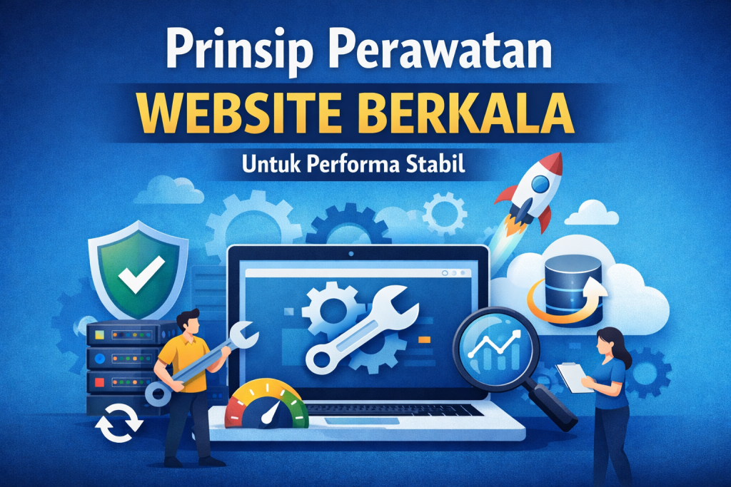 prinsip perawatan website berkala