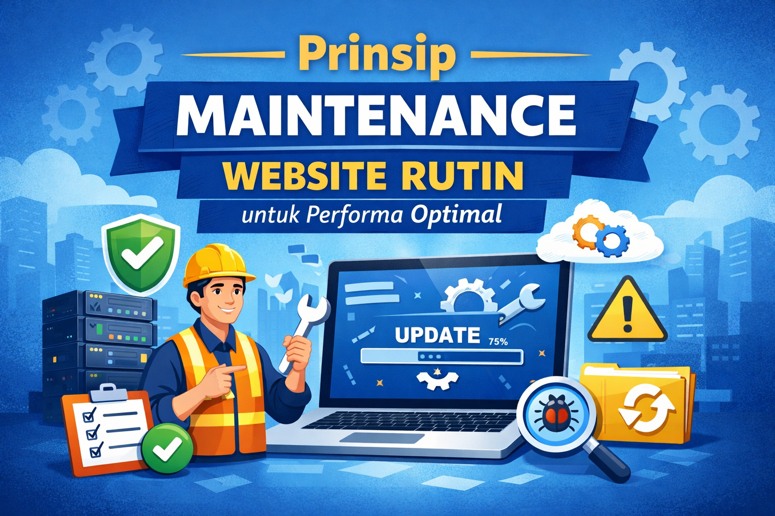 prinsip maintenance website rutin