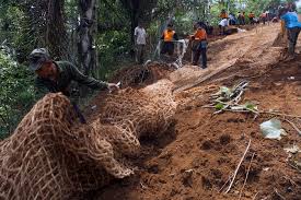 jaring sabut kelapa konservasi tanah