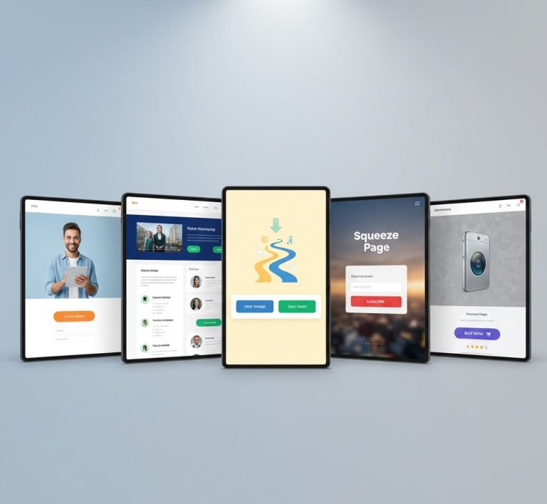 jenis landing page konversi tinggi